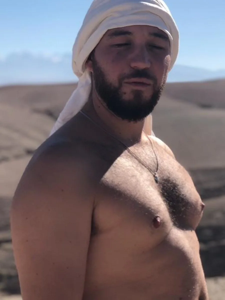 Diren fitness transformation before — starting point of 8 months personal training with Coach Luki